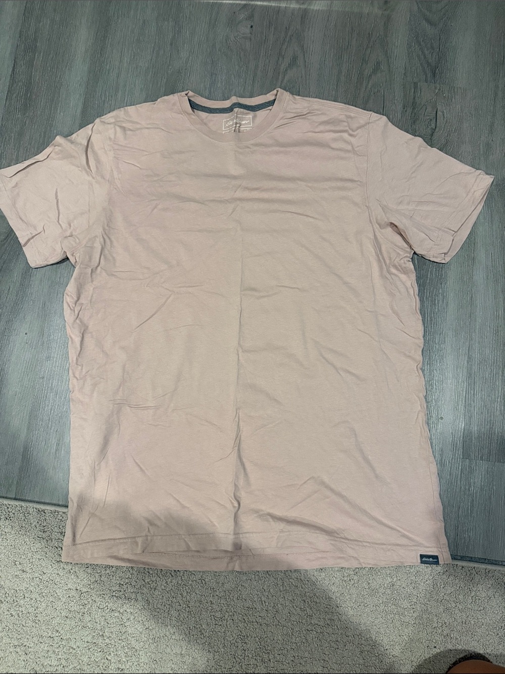 Eddie Bauer Pale Blush Crew Neck Tee
